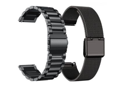 Bracelet interchangeable couleur noir pour un écran de bracelet connecté fabriqué par Jonc'tion