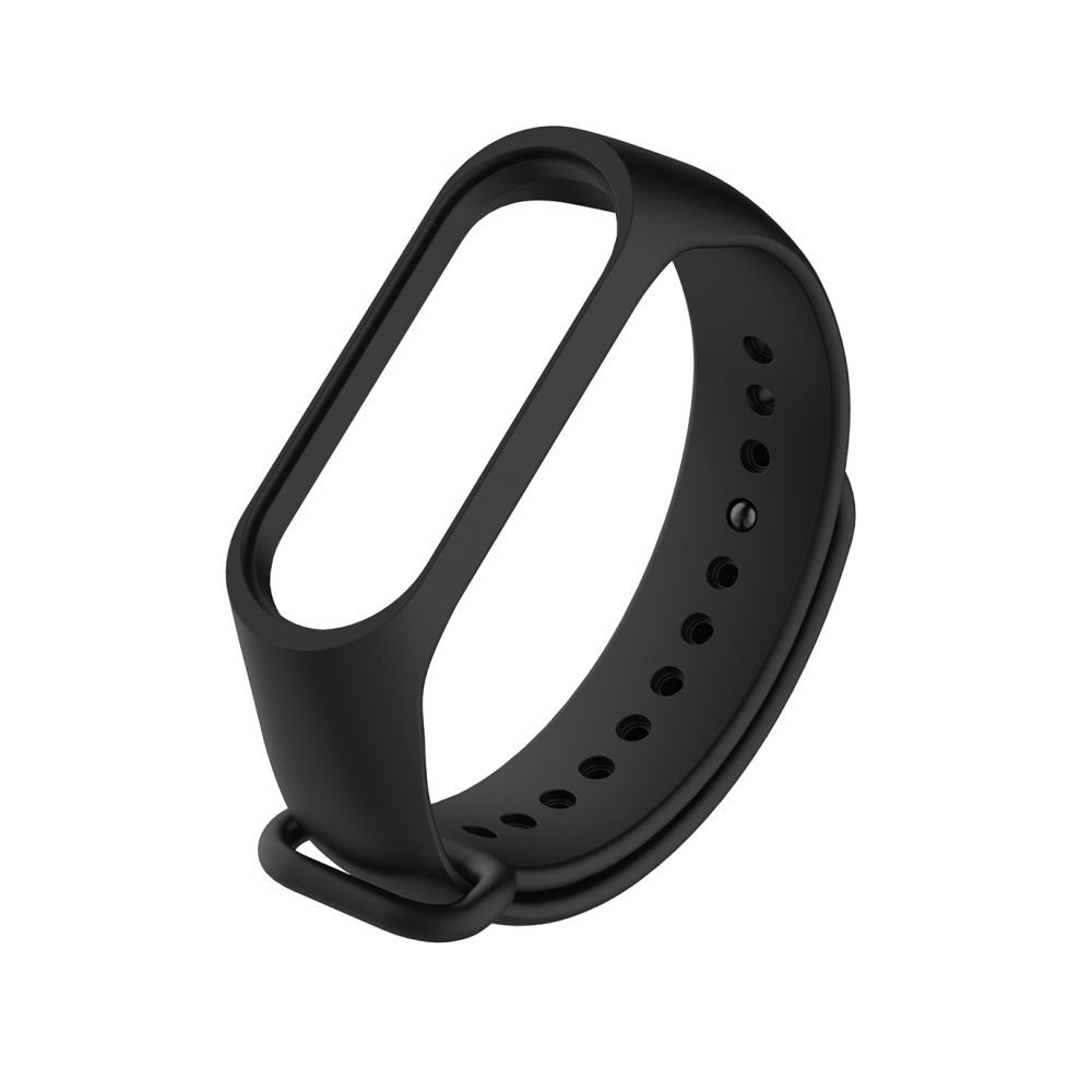 Bracelet en caoutchouc couleur noir pour un écran de bracelet connecté fabriqué par Jonc'tion